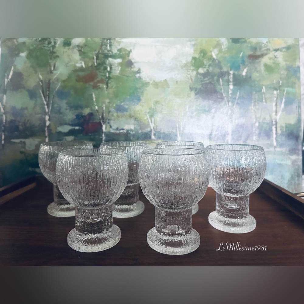 Set of 6 Iittala Naukku Kekkerit Timo Sarpaneva Shot Glasses | Midcentury